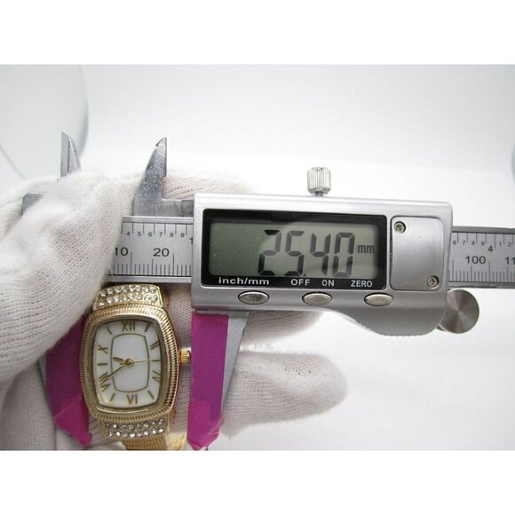 Women's Accutime Quartz WR Analog 25mm Dial Causal Bangle Watch (E876) - Picture 2 of 9